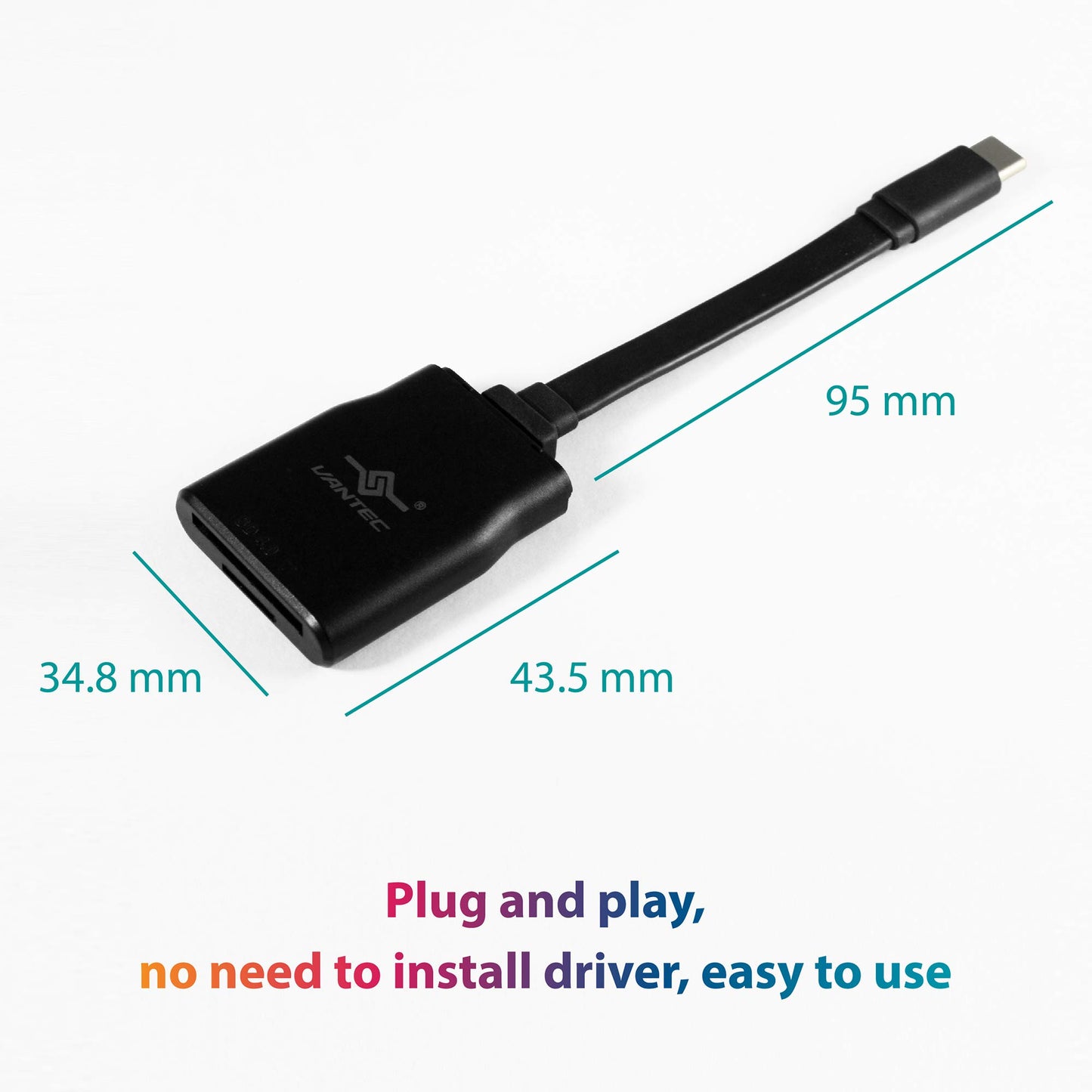 Vantec Link USB-C to SD 4.0 Card Reader