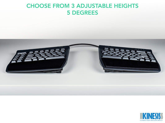 Tenting Accessory for Kinesis Freestyle2 Ergonomic Keyboard, VIP3 with Palm Supports or V3 Without Palm Supports (VIP3)