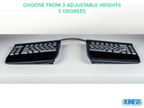 Tenting Accessory for Kinesis Freestyle2 Ergonomic Keyboard, VIP3 with Palm Supports or V3 Without Palm Supports (VIP3)