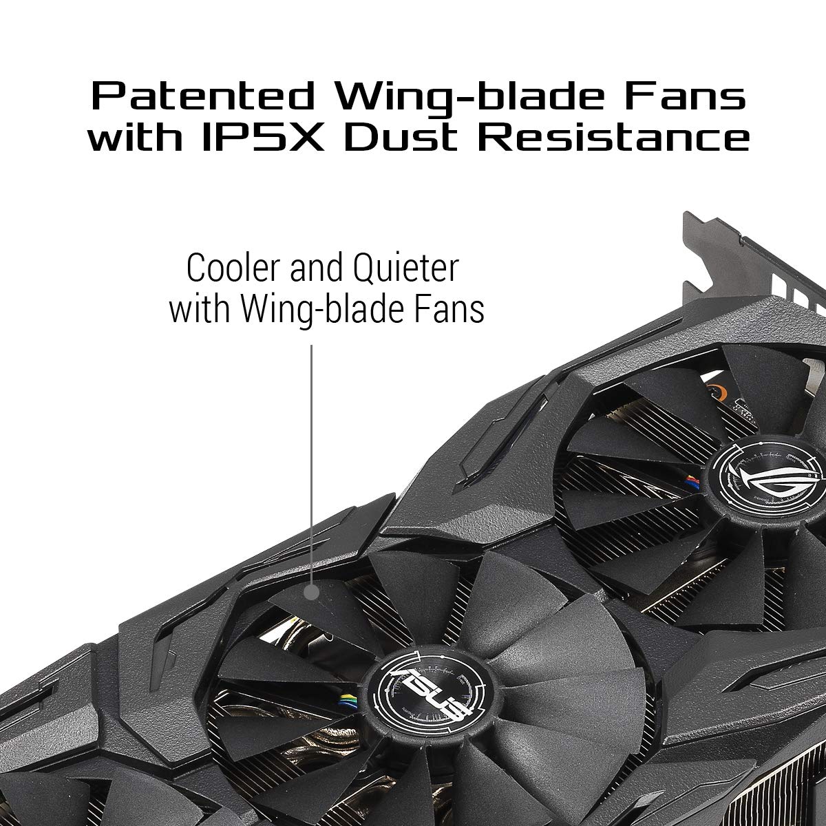 ASUS ROG STRIX GeForce RTX 2060 Advanced Overclocked 6G GDDR6 HDMI DP 1.4 Gaming Graphics Card (ROG-STRIX-RTX-2060-A6G)