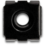 StarTech.com 10-32 Cage Nuts - 50 Pack - Rack Mount Clip Nuts - for Square Hole Server Rack - Black (CABCAGENUTS1032)