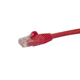 StarTech.com Cat6 Patch Cable - 4 ft - Red Ethernet Cable - Snagless RJ45 Cable - Ethernet Cord - Cat 6 Cable - 4ft (N6PATCH4RD)