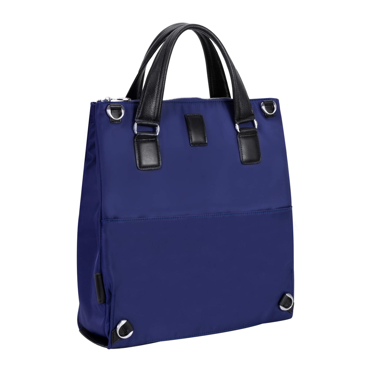 McKlein 18547 USA Sofia 3-in-1 Nylon Ladies' Convertible Backpack Tote Navy