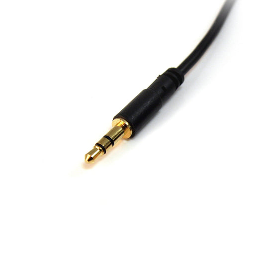 STARTECH MU10MMS 10 feet Slim 3.5mm Stereo Audio Cable - M/M