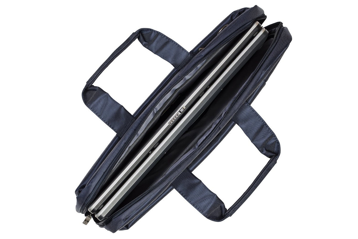 Rivacase 15.6 inch Stylish Laptop Shoulder Bag w/Padded Compartment - Blue