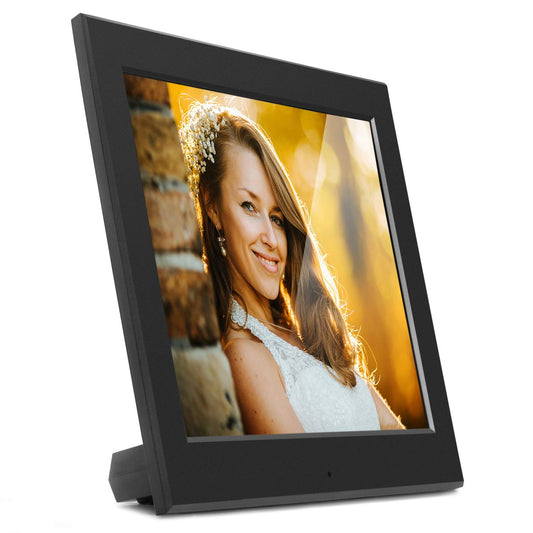 Aluratek - 8" Slim Digital Photo Frame with Auto Slideshow 1024 x 768 Hi-Res