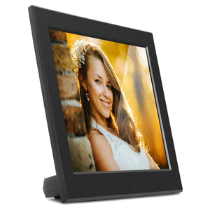 Aluratek - 8" Slim Digital Photo Frame with Auto Slideshow 1024 x 768 Hi-Res