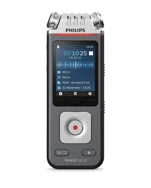 Philips Speech DVT7110 Philips DVT7110 VoiceTracer Audio Recorder Voice Recorder