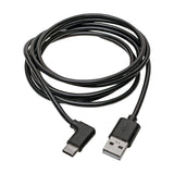 Tripp Lite USB 2.0 Hi-Speed Cable A to USB Type C M/Right-Angle, 6' (U038-006-CRA)