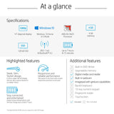 HP Laptop 14" (AMD A9-9425, 4GB RAM, 128GB Solid State Drive, Windows 10), 14-dk0010nr