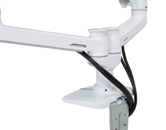 Ergotron 45-491-216 LX Dual Side-by-Side Arm - Mounting kit (Desk clamp Mount, Pole, 2 articulating arms, 2 Extension Brackets,