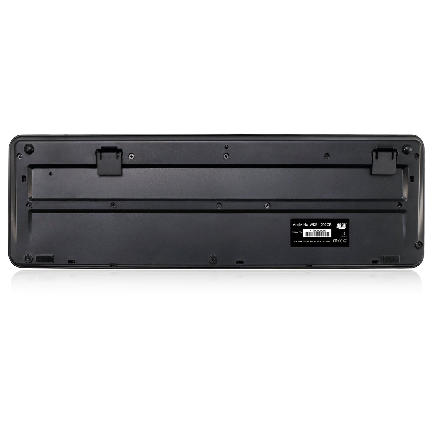 Adesso WKB-1200CB Natural Ergonomic Wireless Spill Resistant Compact Keyboard & Mouse Combo