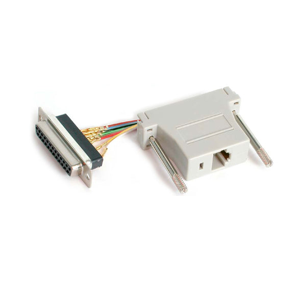 StarTech.com GC258FF DB25 to RJ45 Modular Adapter - F/F