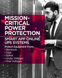 CyberPower OL10KSTF Smart App Online Step-Down Isolation Transformer, 10000 VA/10000 W, 6 Outlets, 2U Rack/Tower