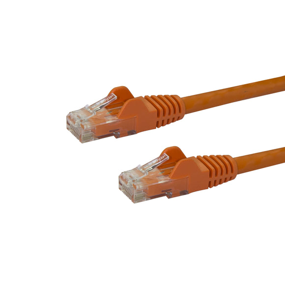 StarTech.com Cat6 Patch Cable - 125 ft - Orange Ethernet Cable - Snagless RJ45 Cable - Ethernet Cord - Cat 6 Cable - 125ft (N6PATCH125OR)