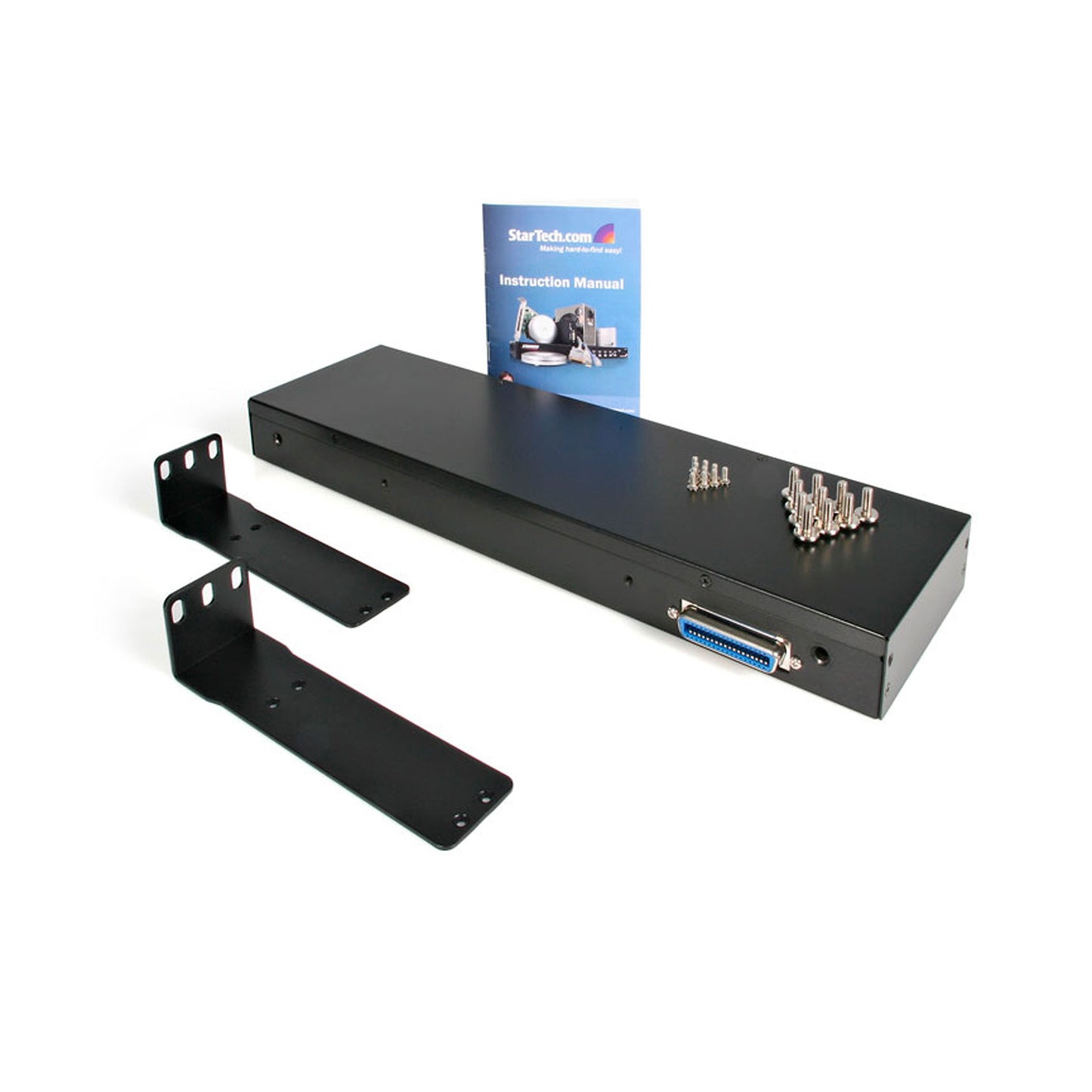 Startech.Com RACKCONS1708 1U 17-Inch Rackmount LCD Console with 8 Port Multi-Platform Kvm