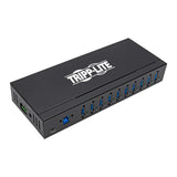 Tripp Lite 10-Port USB 3.0 Hub, Industrial USB Splitter for USB Charging and Data Transfer, 5 Gbps, Iron Housing (U360-010-Ind)