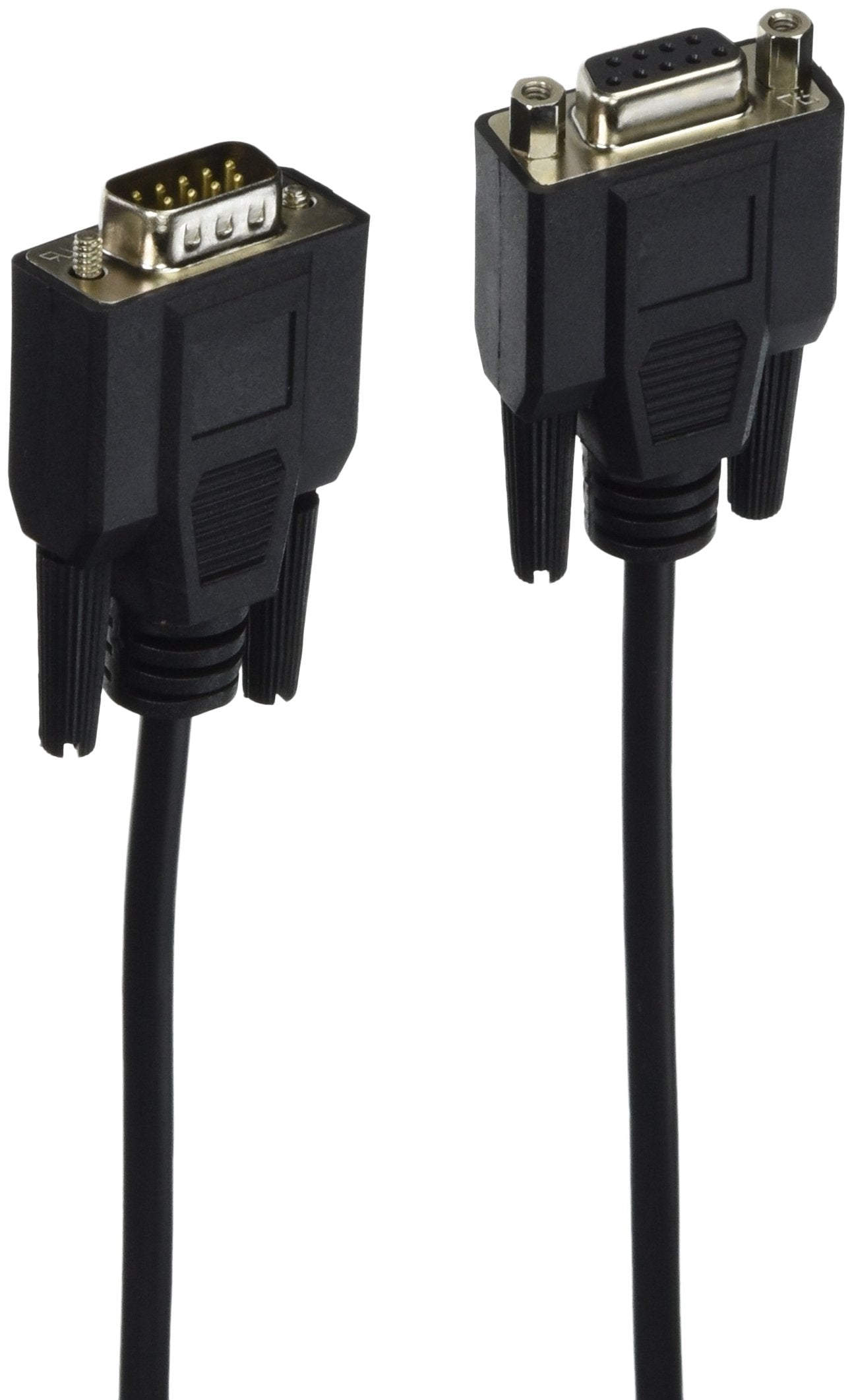 C2G 52031 DB9 M/F Serial RS232 Extension Cable, Black (10 Feet, 3.04 Meters)