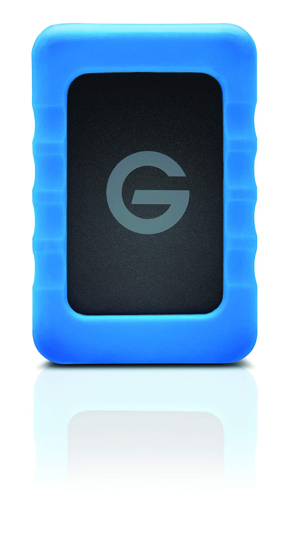 G-Technology 2TB G-Drive ev RaW Portable External Hard Drive with Removable Protective Rubber Bumper - USB 3.0-0G10199-1