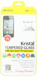 Amzer Kristal Tempered Glass HD Screen Guard Scratch Protector Shield for Apple iPhone 4/4S-Retail Packaging