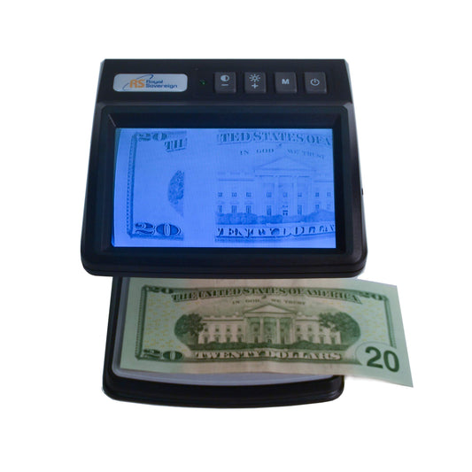 ROYAL SOVEREIGN RCD-4000D Dual Band Infrared Camera Counterfeit Detector, Black