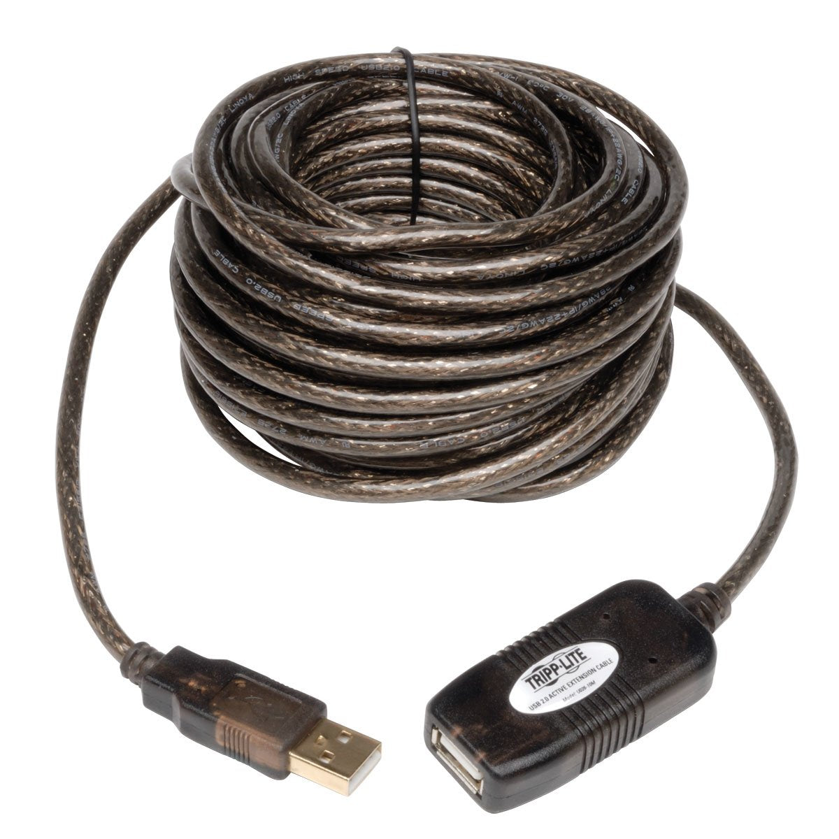 USB 2.0 HI-SPEED ACTIVE EXTENSION CABLE (A M/F) 16-FT.