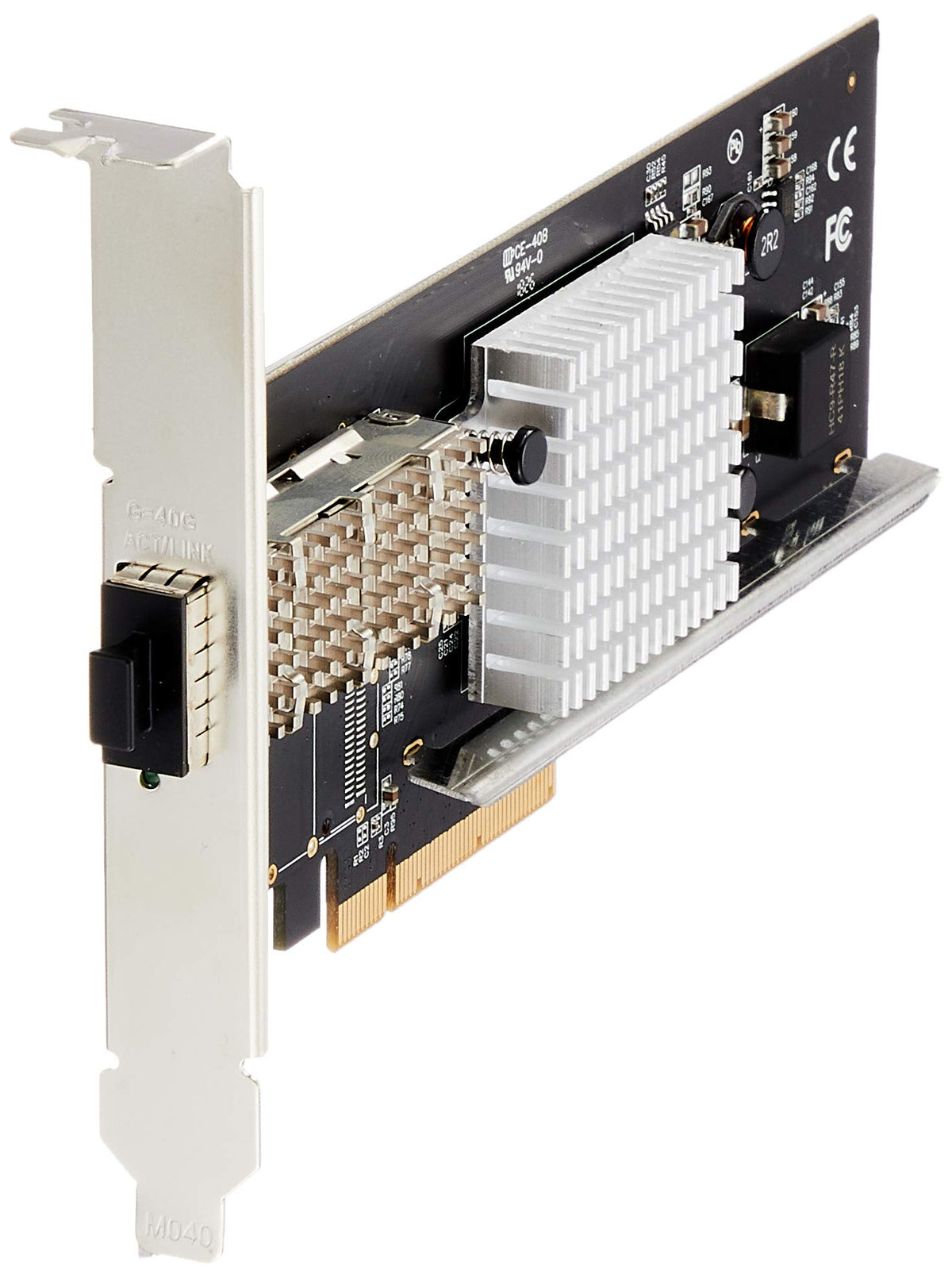Qsfp+ Server Network Card - PCIe 40Gbps - Converged Fiber NIC Adapter - Intel XL710 Chip (PEX40GQSFPI)