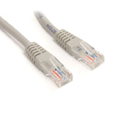 StarTech.com 35 ft Cat5e Patch Cable with Molded RJ45 Connectors - Gray - Cat5e Ethernet Patch Cable - 35ft UTP Cat 5e Patch Cord (M45PATCH35GR)