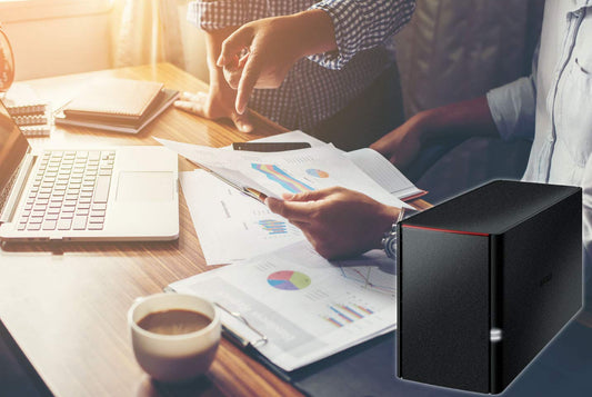 BUFFALO LinkStation SoHo 2-Bay Desktop 8TB NAS with Hard Drives Included