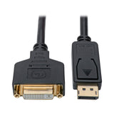 DisplayPort to DVI Adapter Converter Cable M/F 1080P Black 1ft