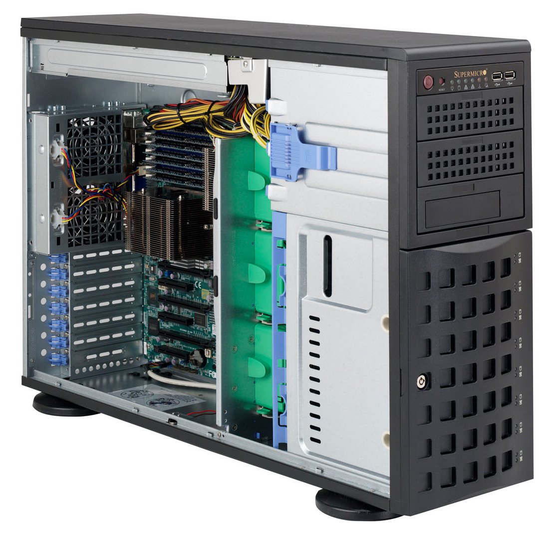 Supermicro 800W 4U Tower/Rackmount Server Chassis CSE-745TQ-R800B