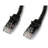Cat6 Ethernet Cable - 1 ft - Black - Patch Cable - Molded Cat6 Cable - Short Network Cable - Ethernet Cord - Cat 6 Cable - 1ft