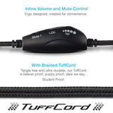 Cyber Acoustics USB Stereo Headset with Headphones and Noise Cancelling Microphone for PCs and Other USB Devices (AC-5008)\