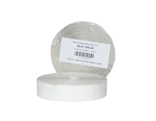 Seiko Large Capacity 1000 Label Roll of Address Labels 1 1/8in X 3 1/2in