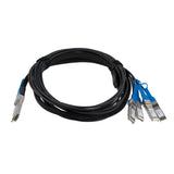 StarTech.com QSFP4SFPPC3M QSFP+ Breakout Cable, 9.8'/3m, 40G DAC Cable, QSFP+ to 4 SFP+, Passive Twinax Cable