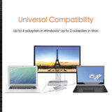 j5create USB to VGA Display Adapter JUA210 Windows 10/8/7, Mac OS,Desktop PC, Laptop