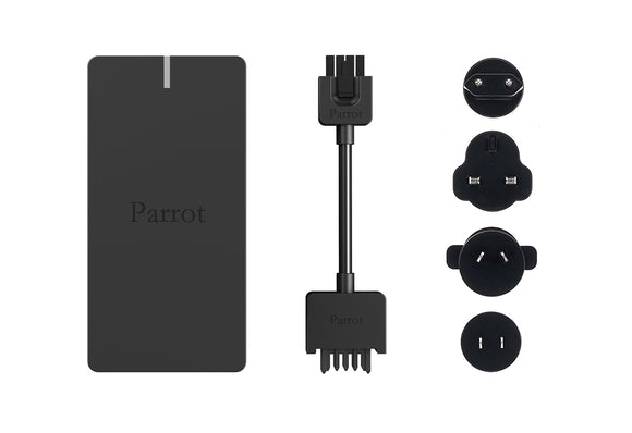 Parrot Bebop 2 - Battery Charger, Cable and 4 Plugs