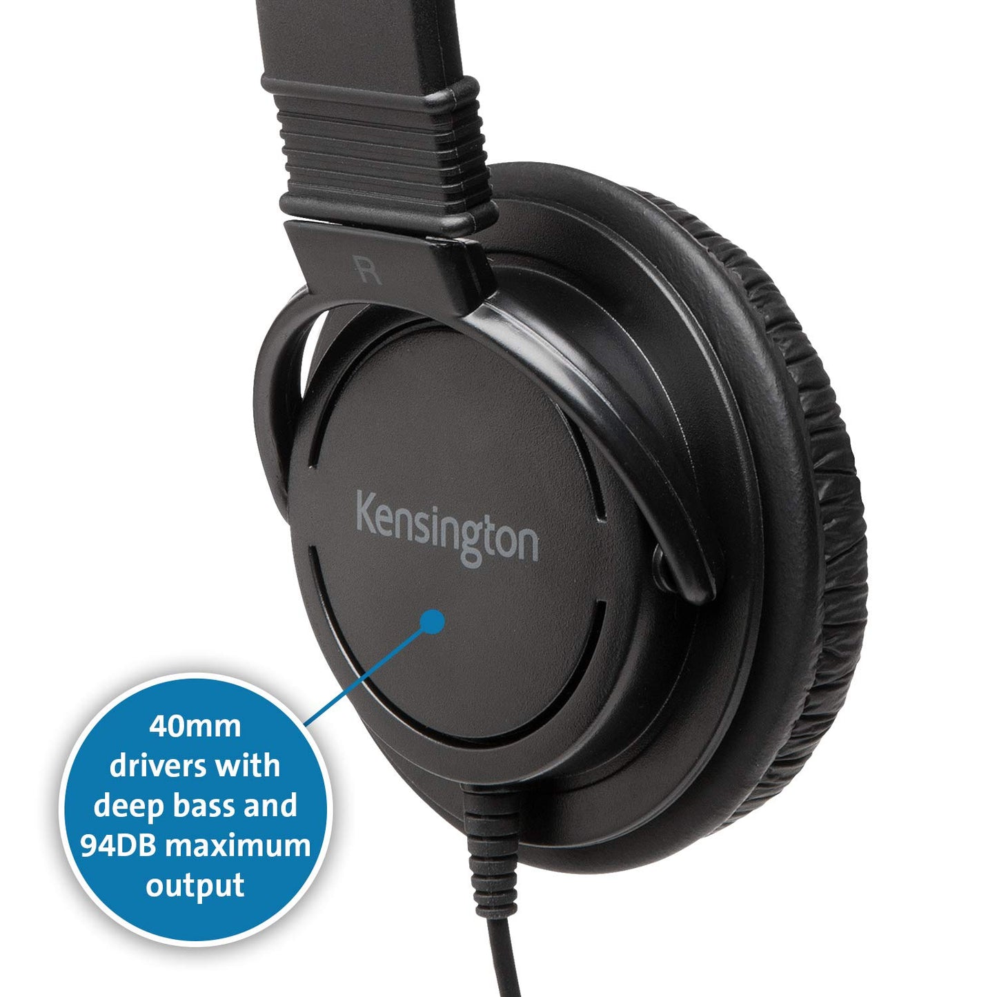 Kensington USB Hi-Fi Headphones with Microphone (K97601WW)