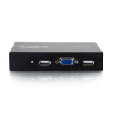 C2G 40322 VGA + USB over Cat5 KVM Extender, Black