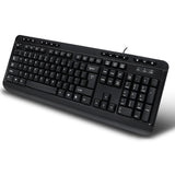 ADESSO AKB-132HB ADESSO DESKTOP MULTIMEDIA USB KEYBOARD WITH BUILTIN 3 PORTS USB HUB CONVENIENT