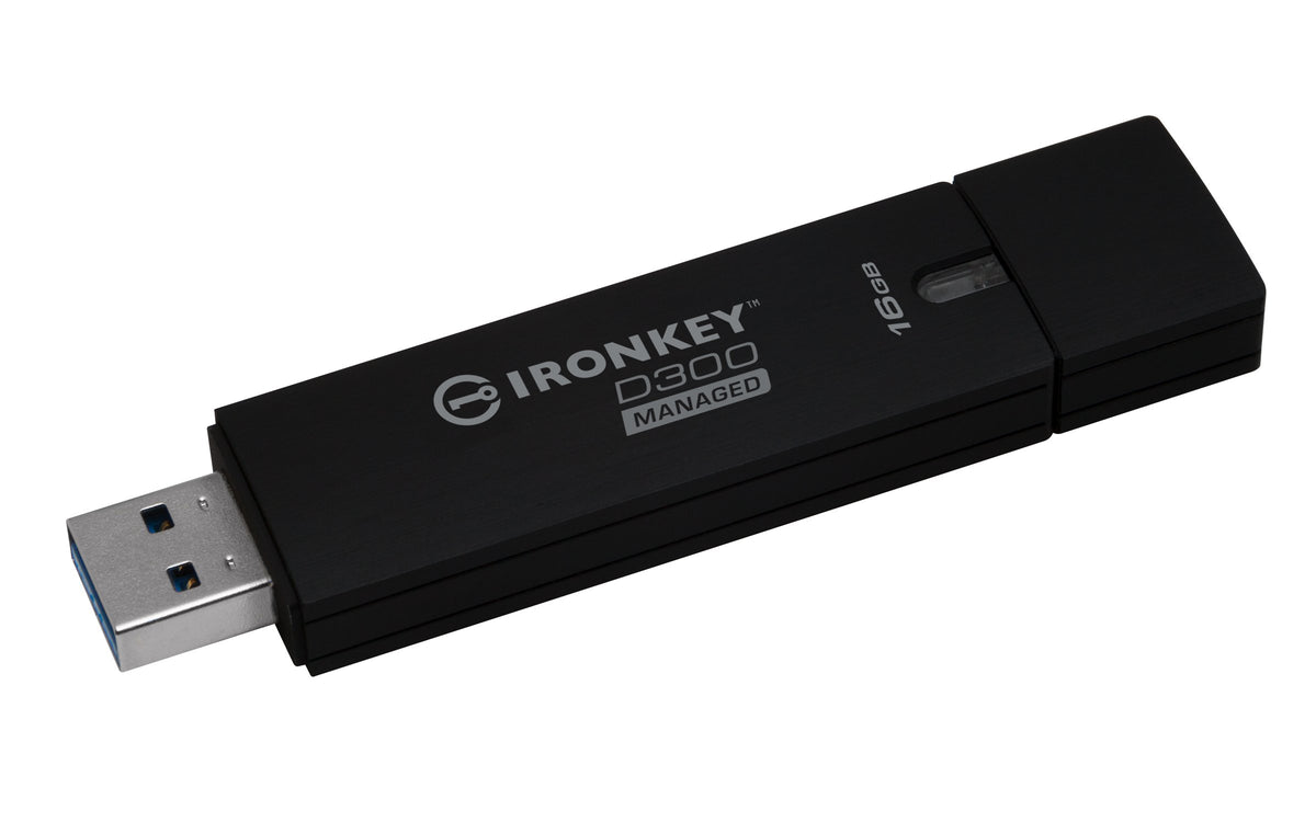 IronKey D300 Managed 16GB USB 3.0 Flash Drive
