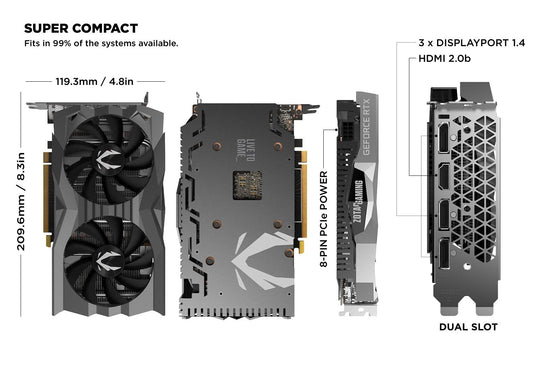 ZOTAC Gaming GeForce GTX 1660 Super amp