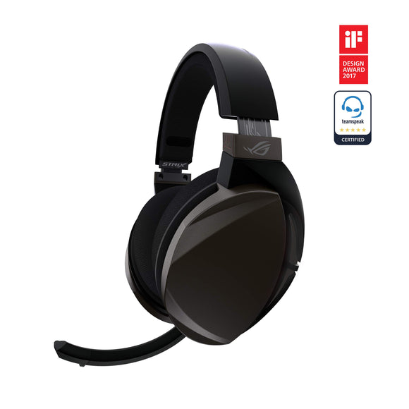 ASUS ROG Strix Fusion Wireless Gaming Headset for PC and Playstation 4 (PS4) with Dual Channel 2.4GHz Wireless Mini Dongle, Digital Microphone with Auto Mute, and Touch Controls