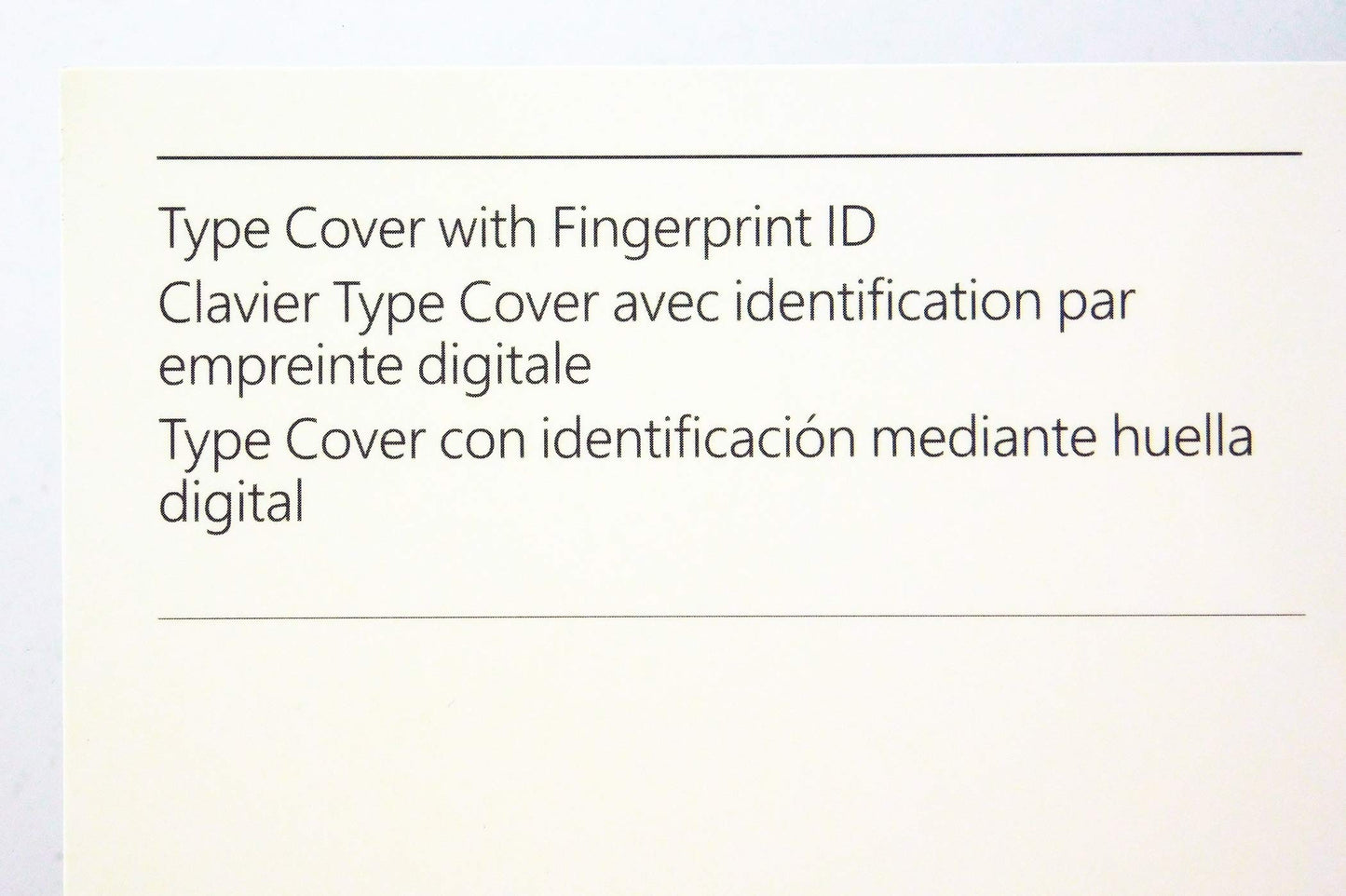 Microsoft Model 1755 (RH9-00001) (295 x 217 x 5 mm) Surface Pro Type Cover with Fingerprint ID, Black