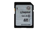 Kingston 16GB SDHC Class10 UHS-I 45MB/S Read Flash Card (SD10VG2/16GBCR)