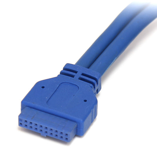 StarTech.com USB3SPNLAFHD 2-Port Panel Mount USB 3.0 Cable, USB A to Motherboard Header Cable F/F