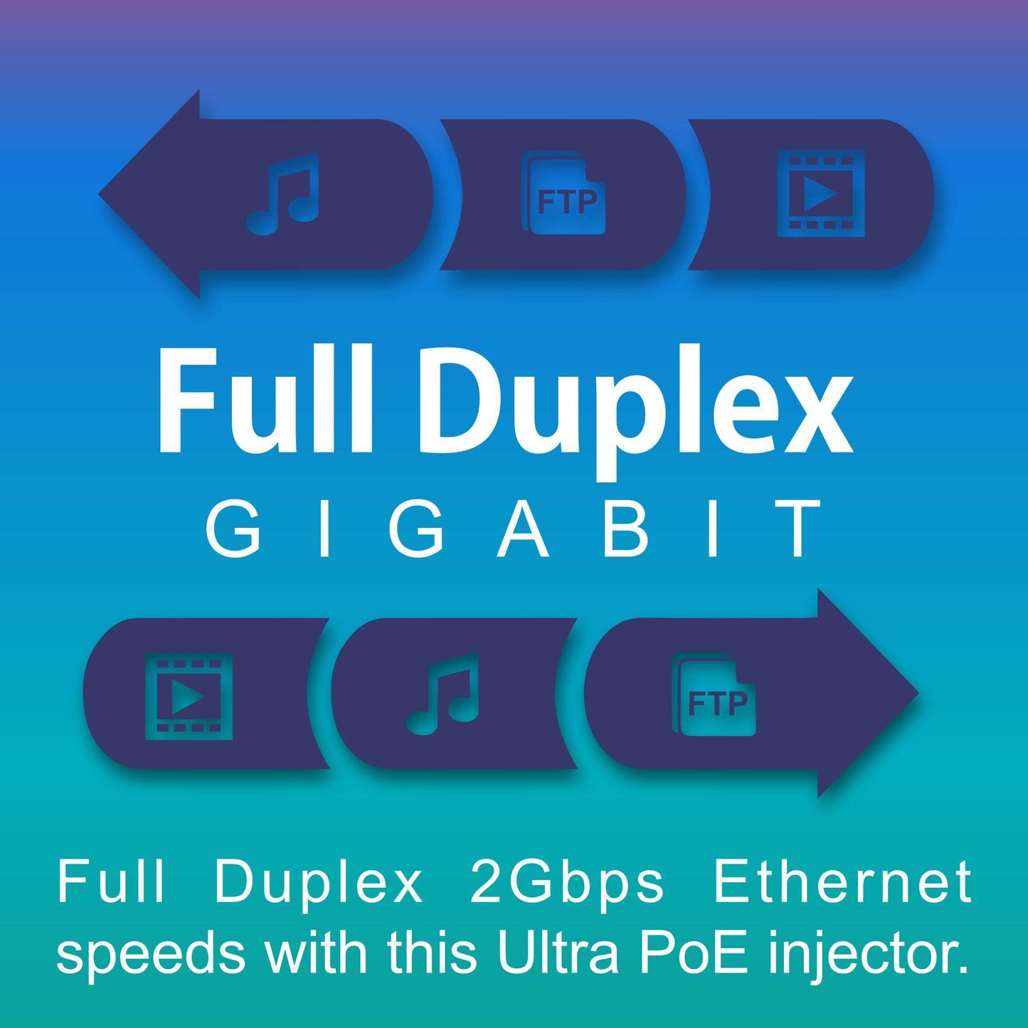 TRENDnet Gigabit Ultra PoE+ Injector, Full Duplex Gigabit Speeds, 100 M Network Range, Supports IEEE 802.3af/802.at/Ultra PoE, Plug & Play, TPE-117GI