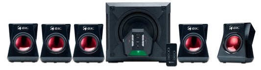 Genius GX-Gaming 5.1 Surround Sound 80 Watts Gaming Speaker System with Remote Control (G5.1 3500)