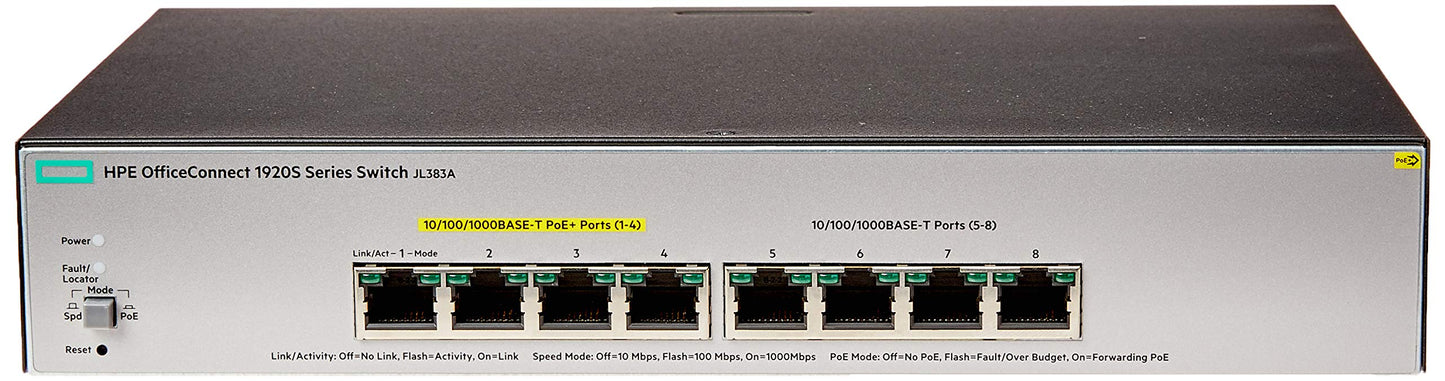 HP OfficeConnect 1920S 8G PPoE+ 65W Switch