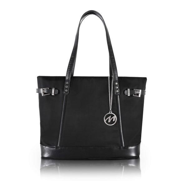 McKlein 17565 USA Aria Nylon Ladies' Tote Black